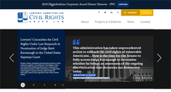 Desktop Screenshot of lawyerscommittee.org